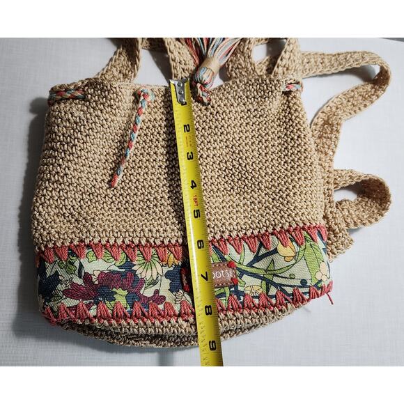 Sakroots woven crochet jute crossbody bag - Picture 7 of 9
